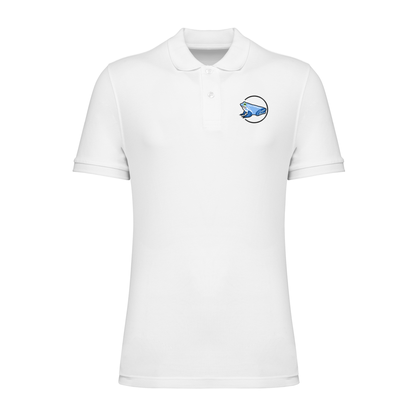 Moorfrosch Bio Männer Poloshirt Stick