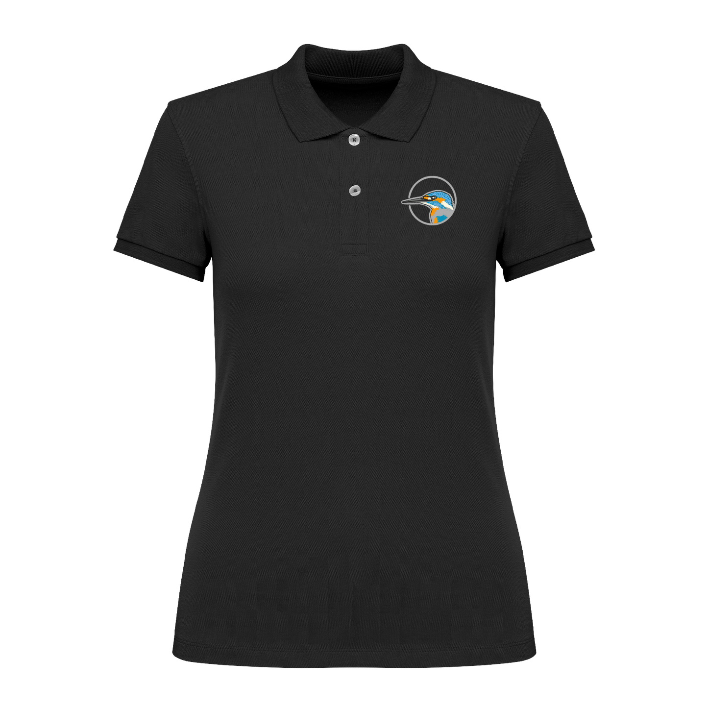 Eisvogel Bio Frauen Poloshirt Stick
