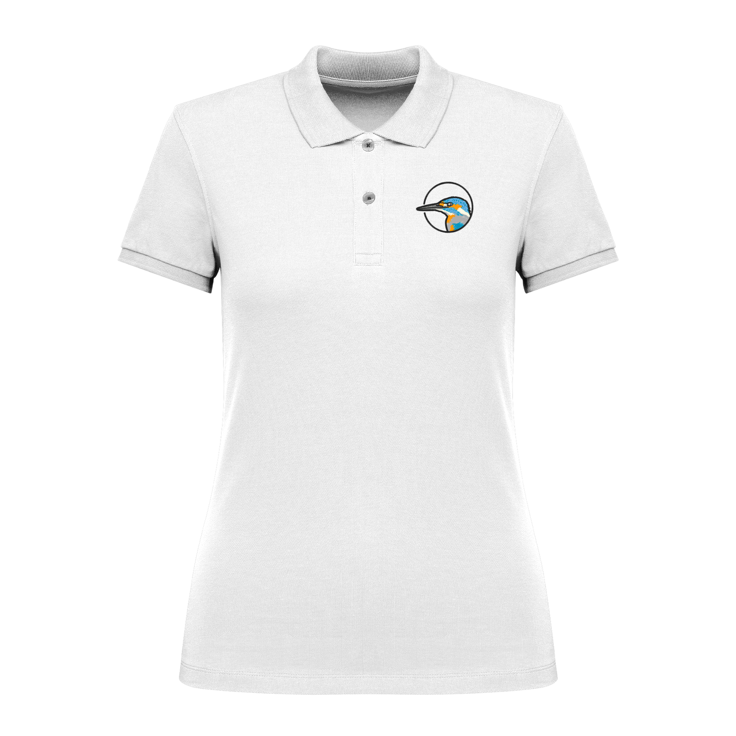 Eisvogel Bio Frauen Poloshirt Stick