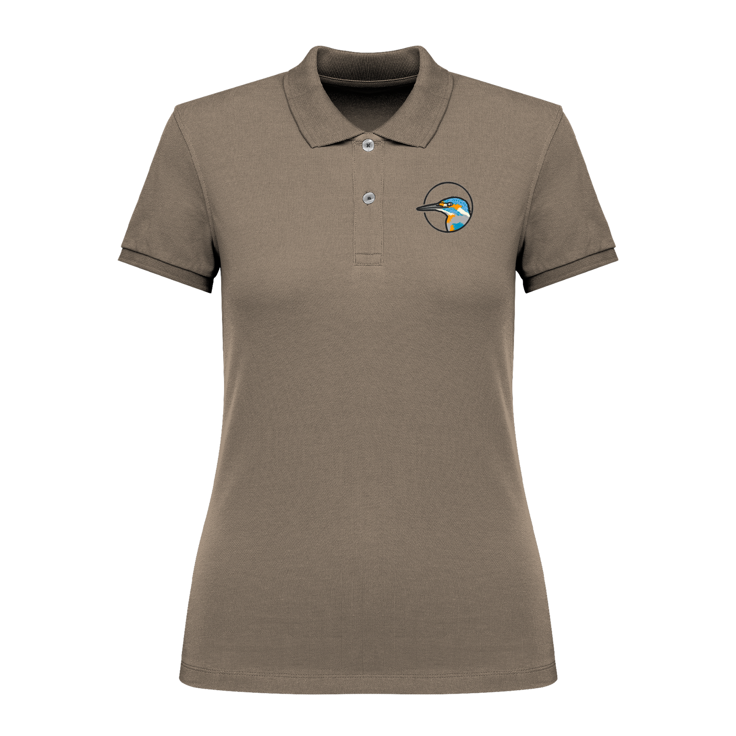 Eisvogel Bio Frauen Poloshirt Stick