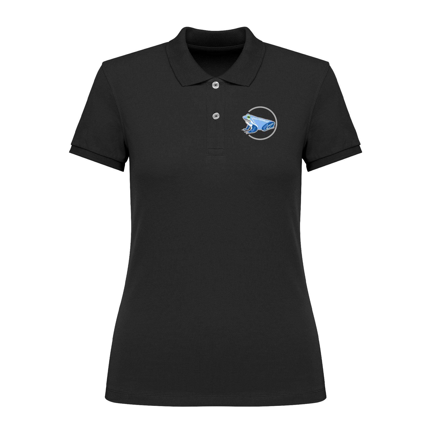 Moorfrosch Bio Frauen Poloshirt Stick