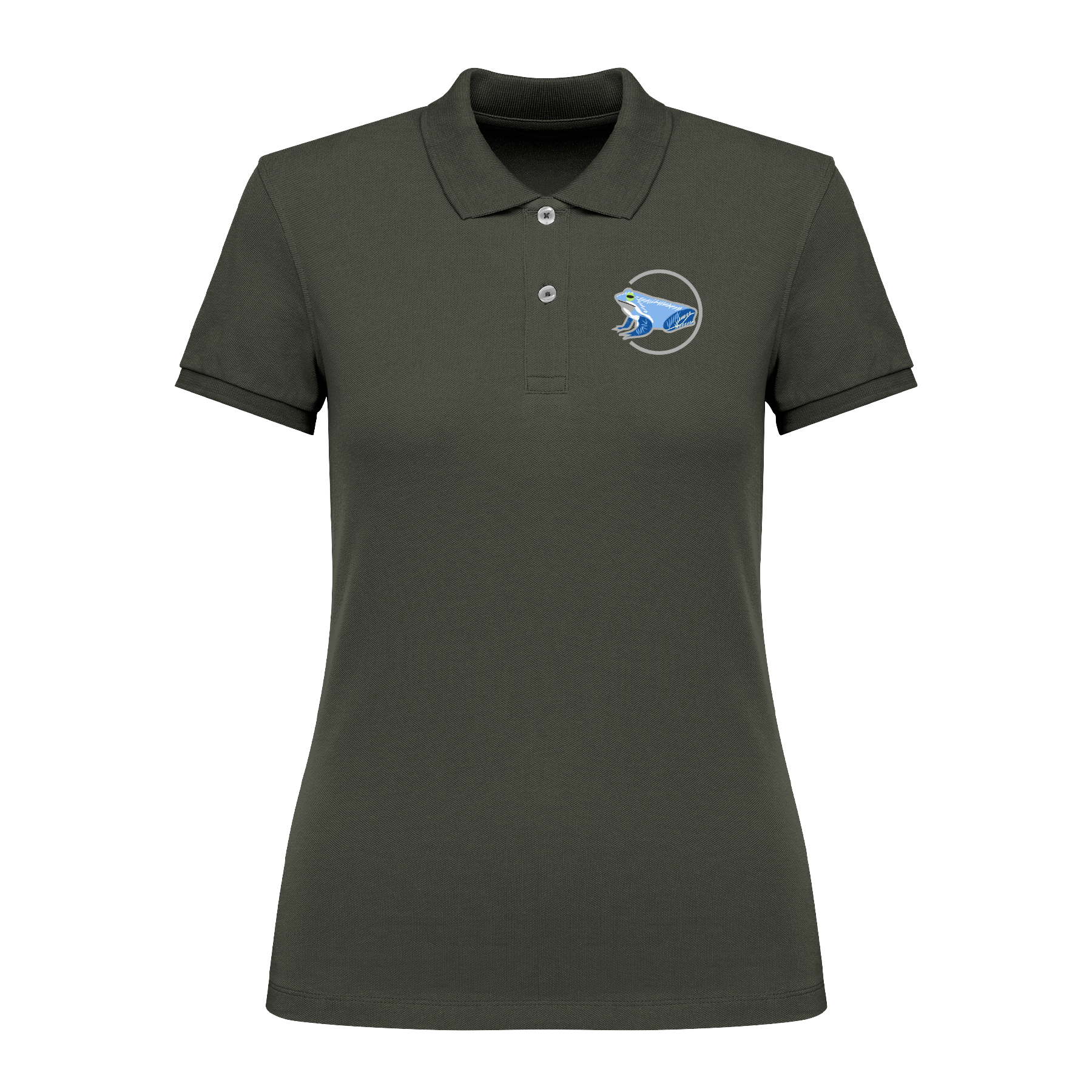 Moorfrosch Bio Frauen Poloshirt Stick