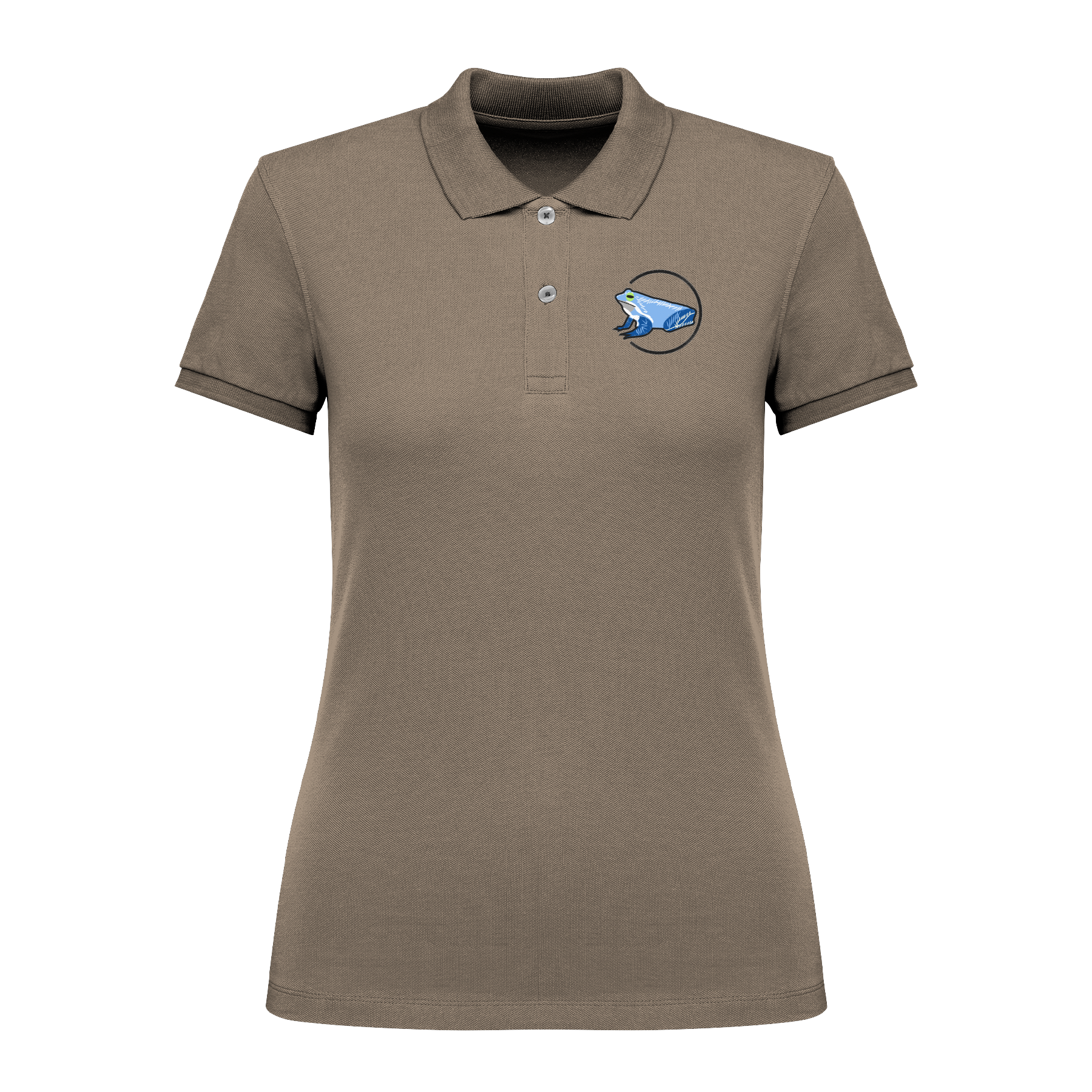 Moorfrosch Bio Frauen Poloshirt Stick