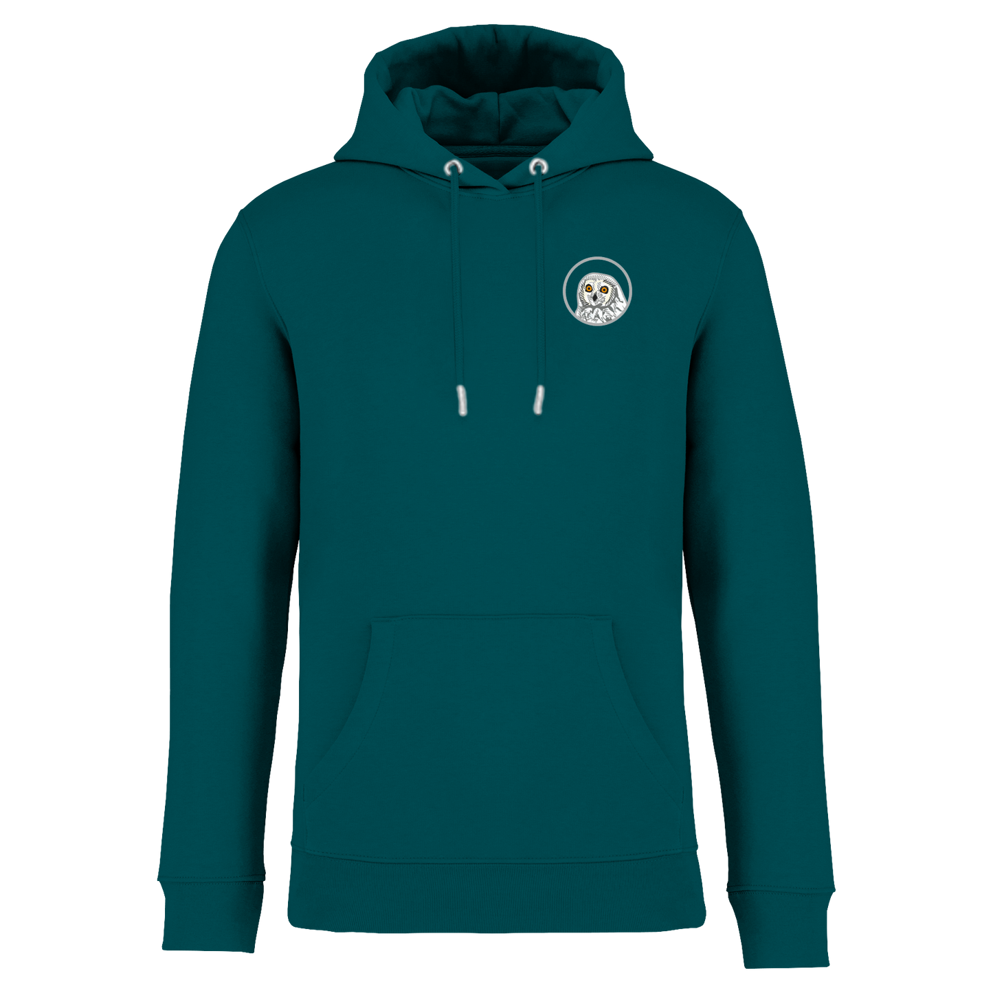 Sumpfohreule Bio Männer Hoodie Stick