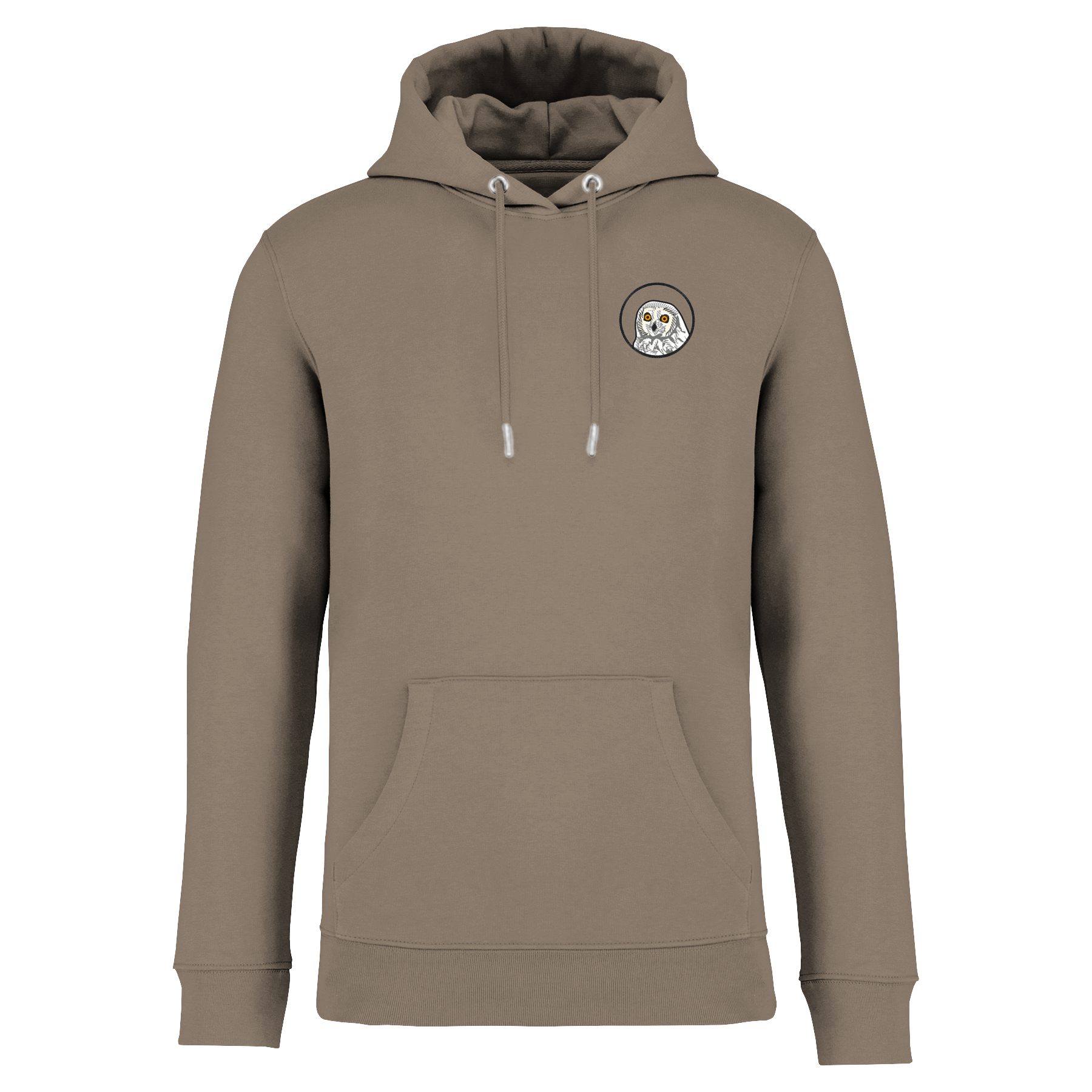 Sumpfohreule Bio Männer Hoodie Stick