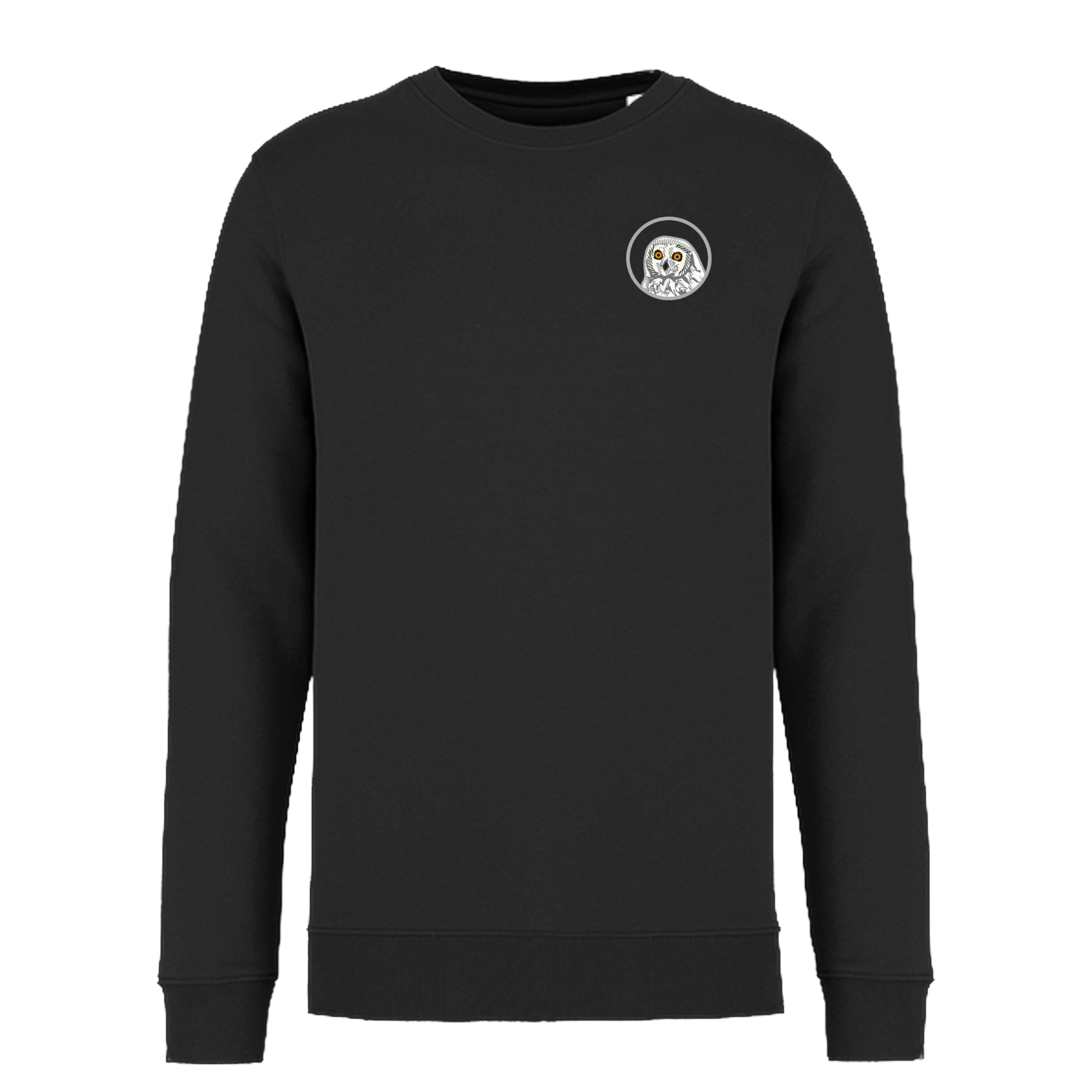 Sumpfohreule Bio Männer Sweatshirt Stick