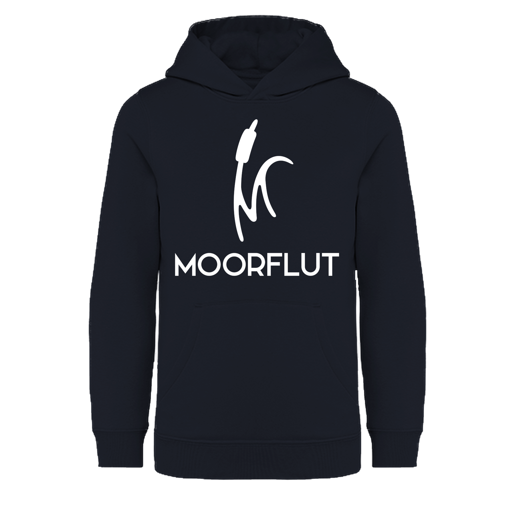 MOORFLUT Bio Kinder Unisex Hoodie Frontprint