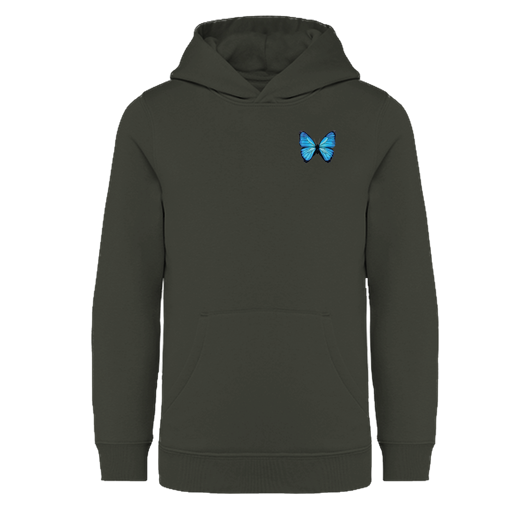 Hochmoor-Bläuling Bio Kinder Unisex Hoodie