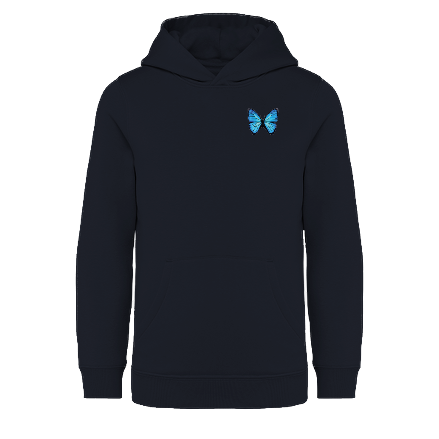 Hochmoor-Bläuling Bio Kinder Unisex Hoodie