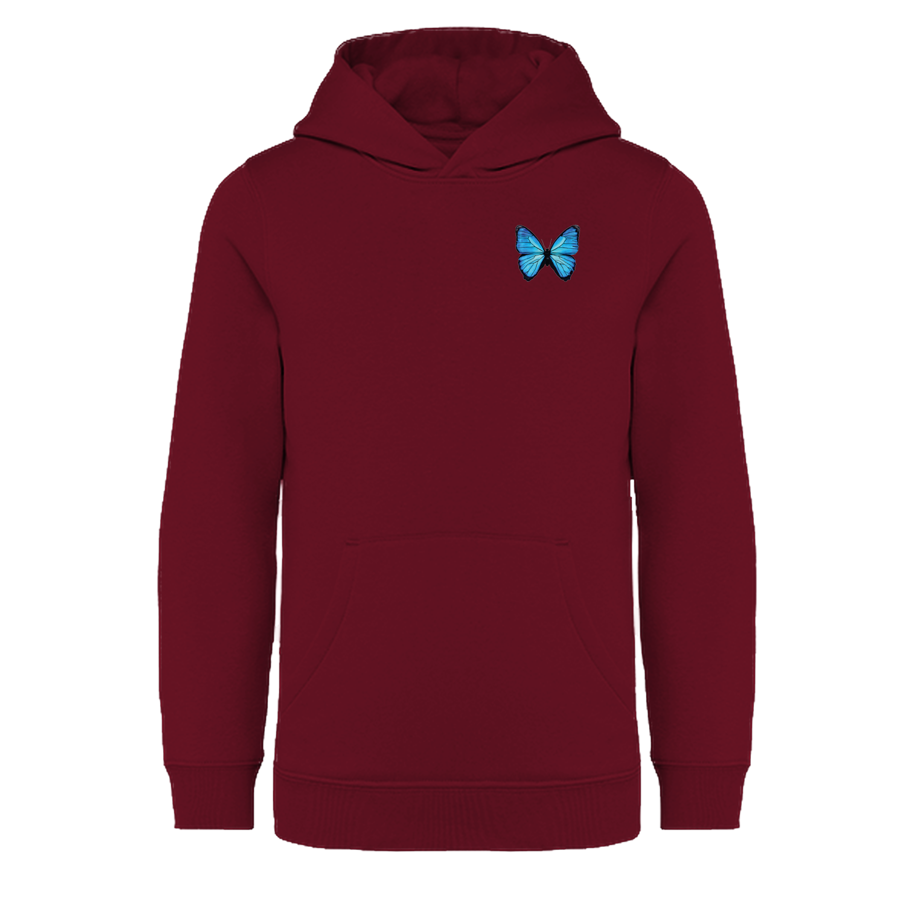 Hochmoor-Bläuling Bio Kinder Unisex Hoodie
