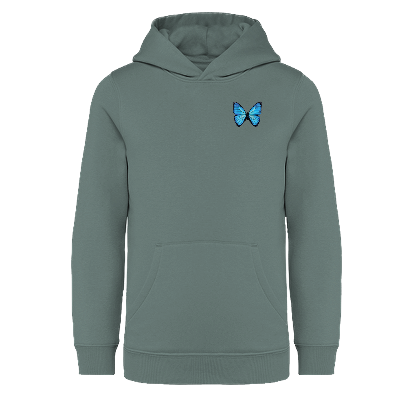 Hochmoor-Bläuling Bio Kinder Unisex Hoodie