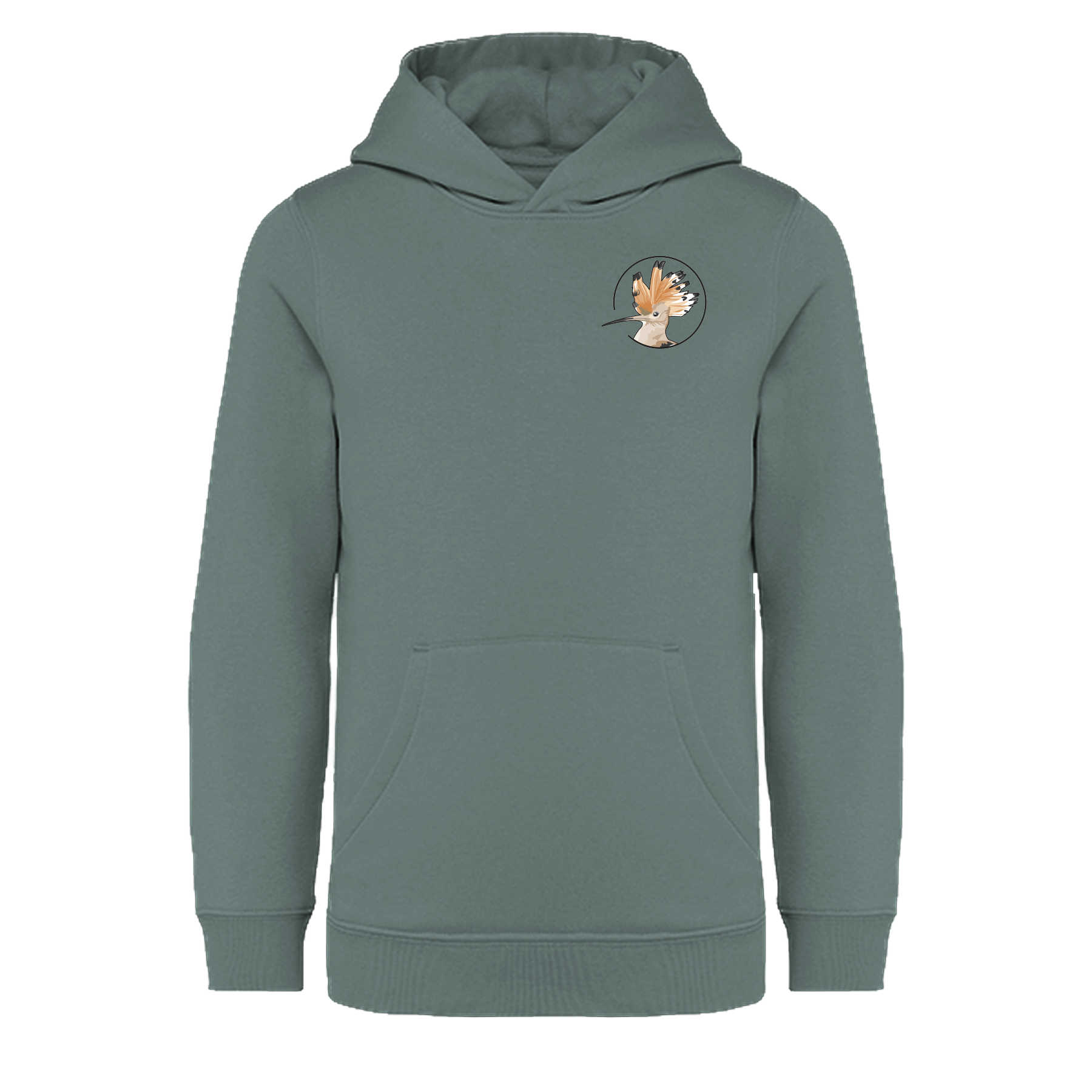 Wiedehopf Bio Kinder Unisex Hoodie
