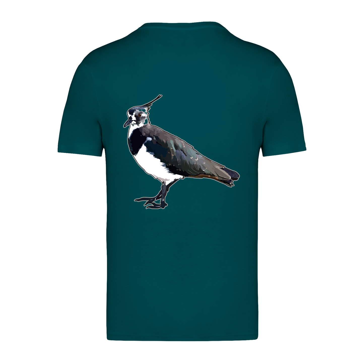 Kiebitz Bio Männer T-Shirt Backprint