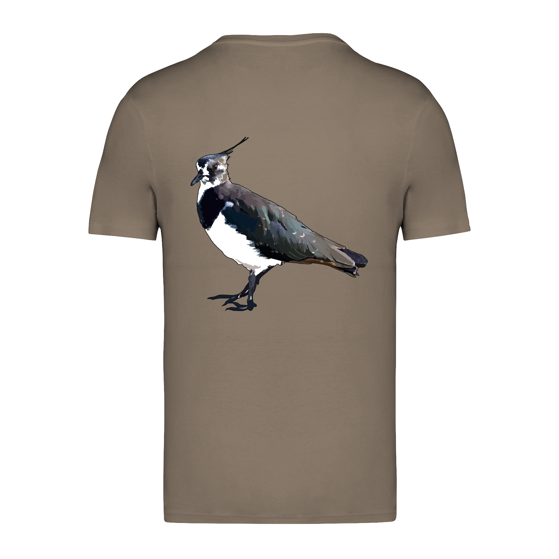 Kiebitz Bio Männer T-Shirt Backprint