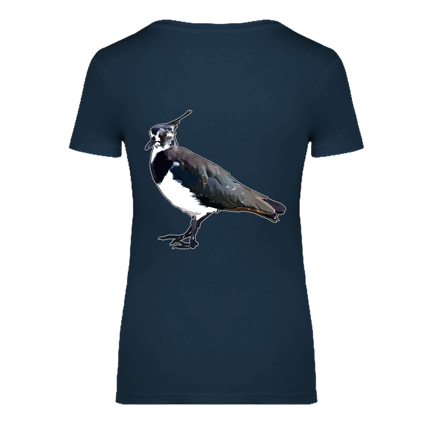 Kiebitz Bio Frauen T-Shirt Backprint
