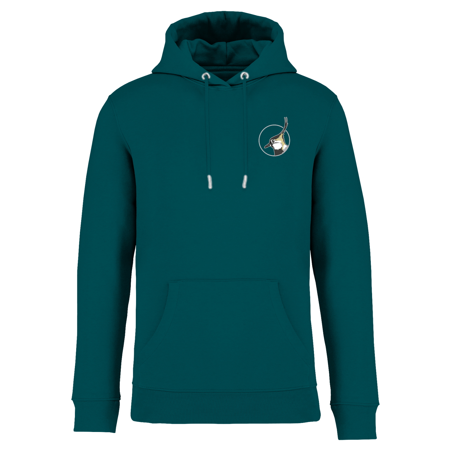 Kiebitz Bio Männer Hoodie Backprint