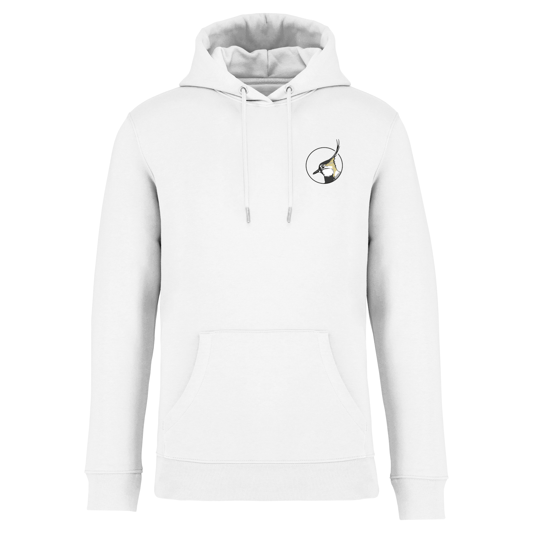Kiebitz Bio Männer Hoodie Backprint