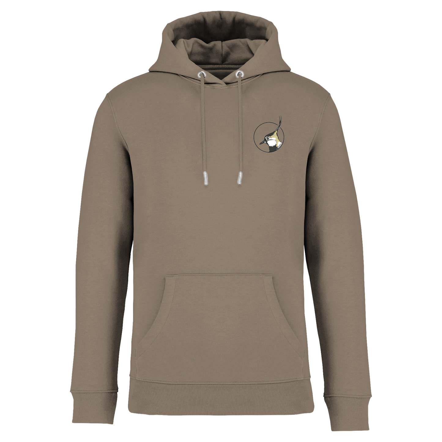 Kiebitz Bio Männer Hoodie Backprint