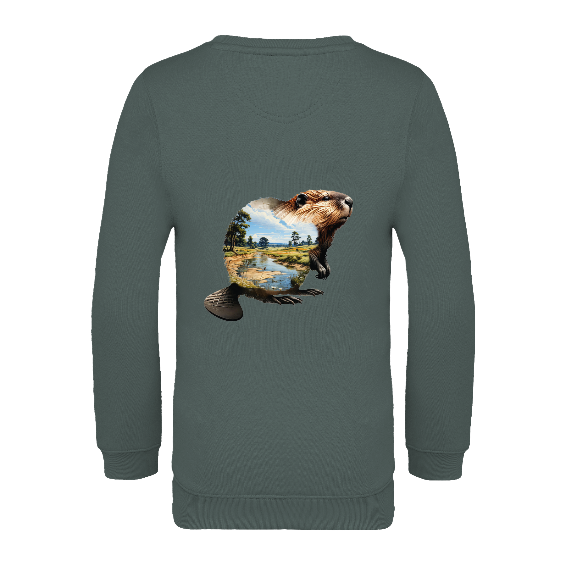 Biber Bio Kinder Unisex Sweatshirt Backprint