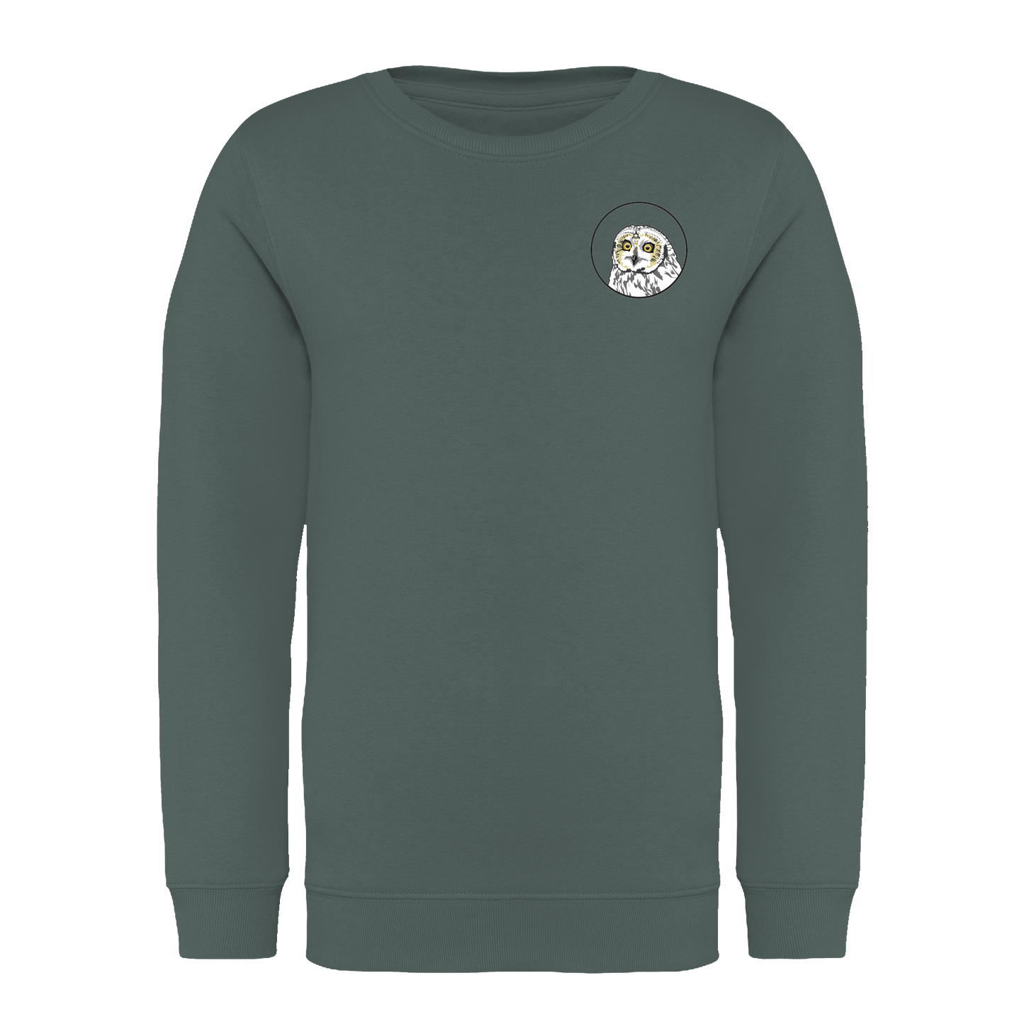 Sumpfohreule Bio Kinder Unisex Sweatshirt