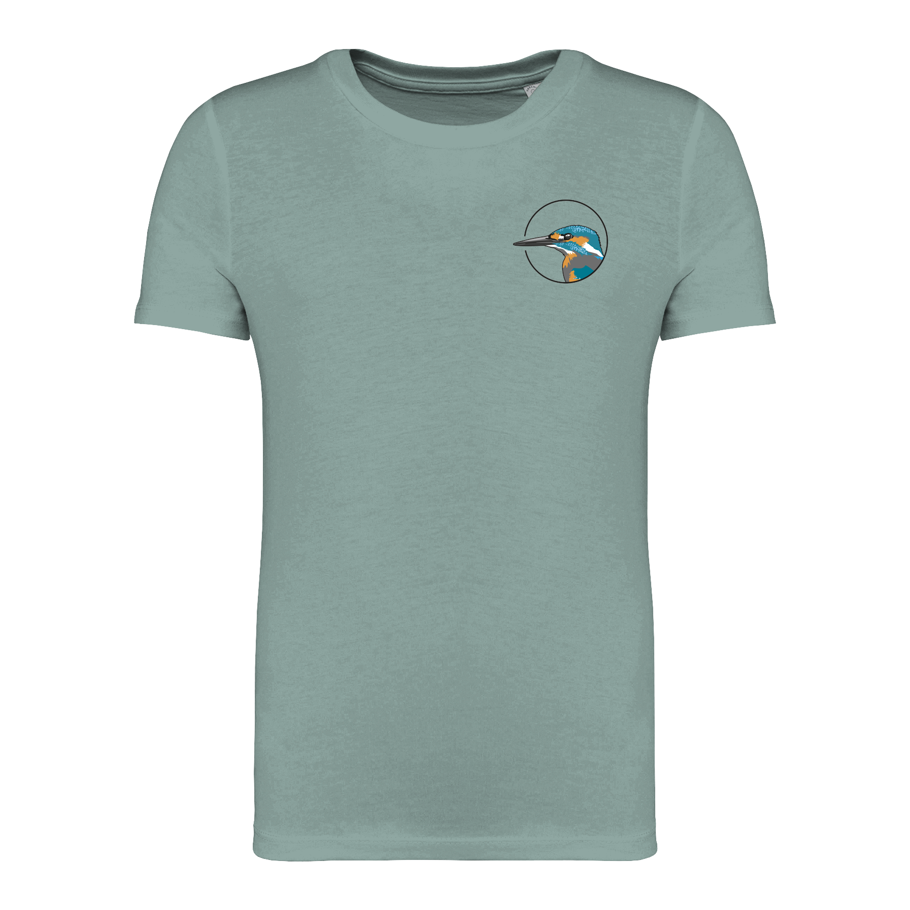 Eisvogel Bio Kinder Unisex T-Shirt Backprint