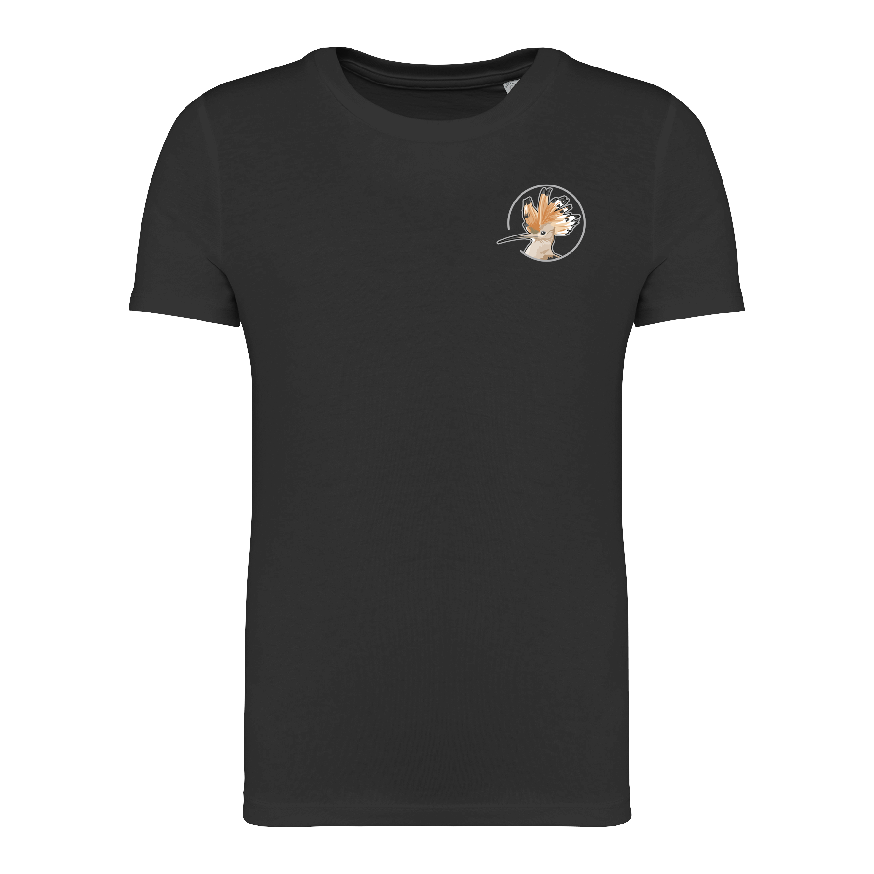 Wiedehopf Bio Kinder Unisex T-Shirt Backprint