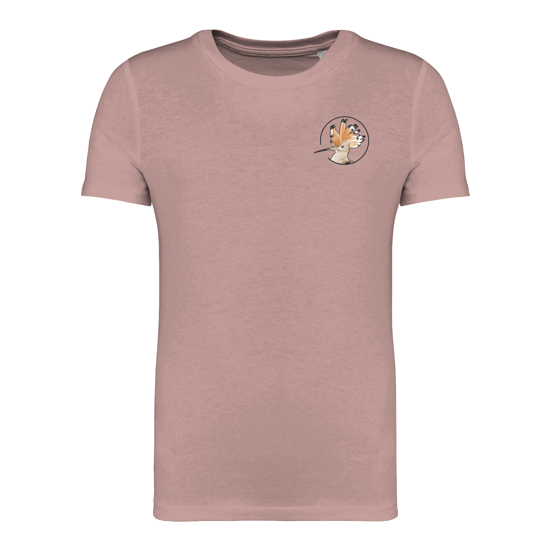 Wiedehopf Bio Kinder Unisex T-Shirt Backprint