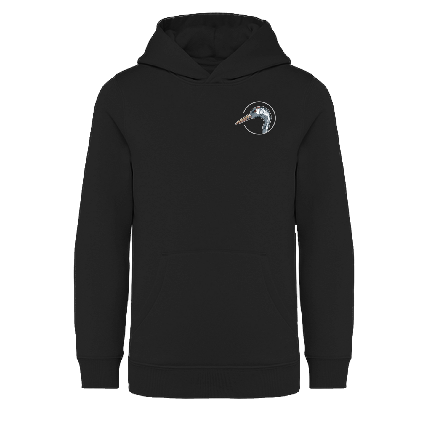 Kranich Bio Kinder Unisex Hoodie
