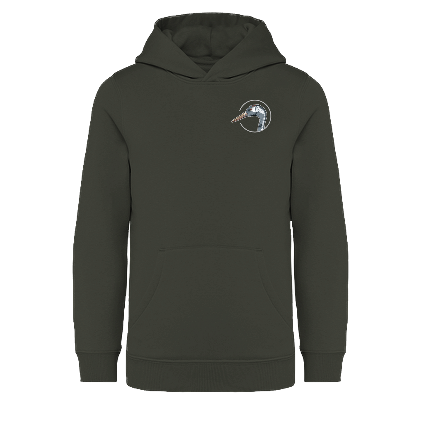 Kranich Bio Kinder Unisex Hoodie