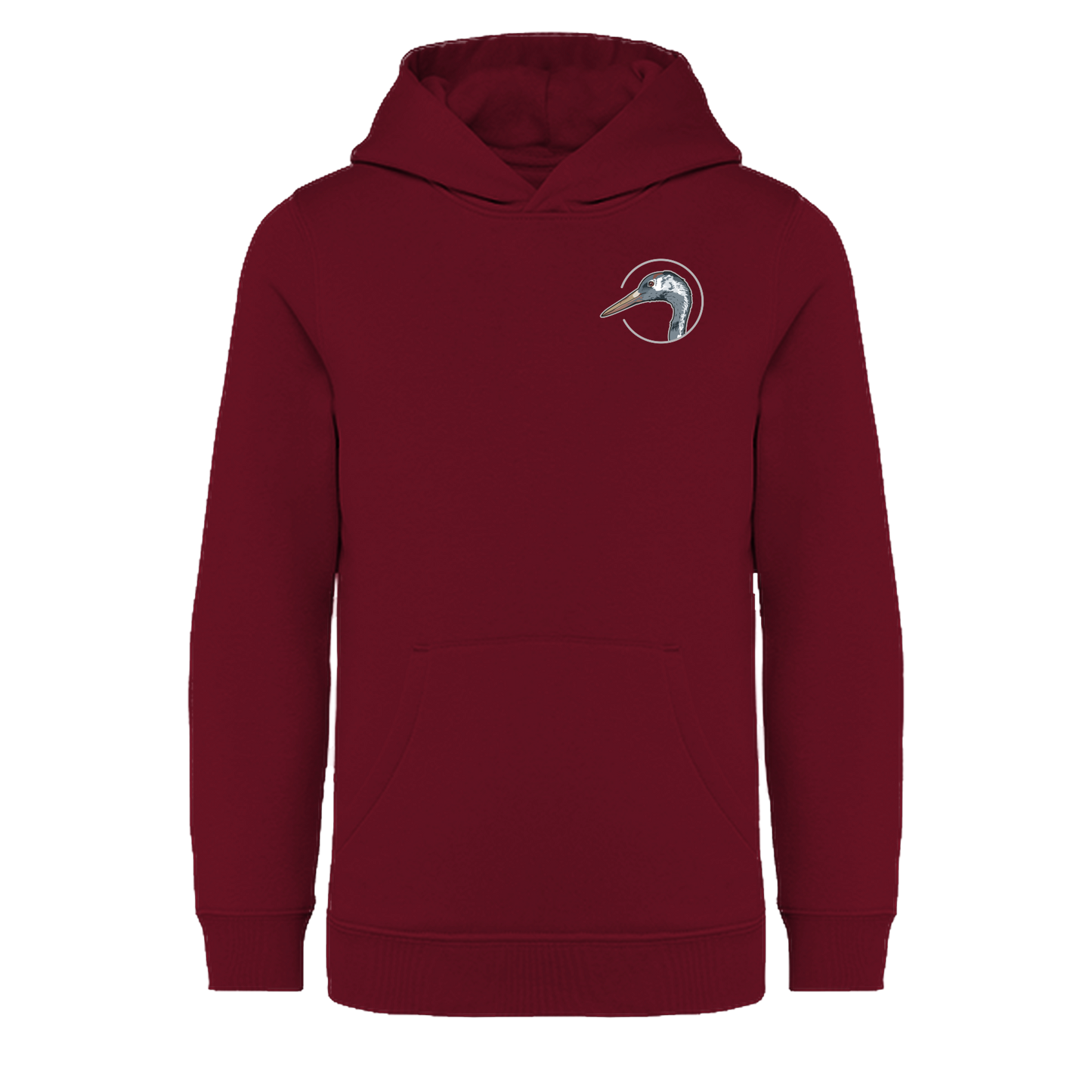 Kranich Bio Kinder Unisex Hoodie