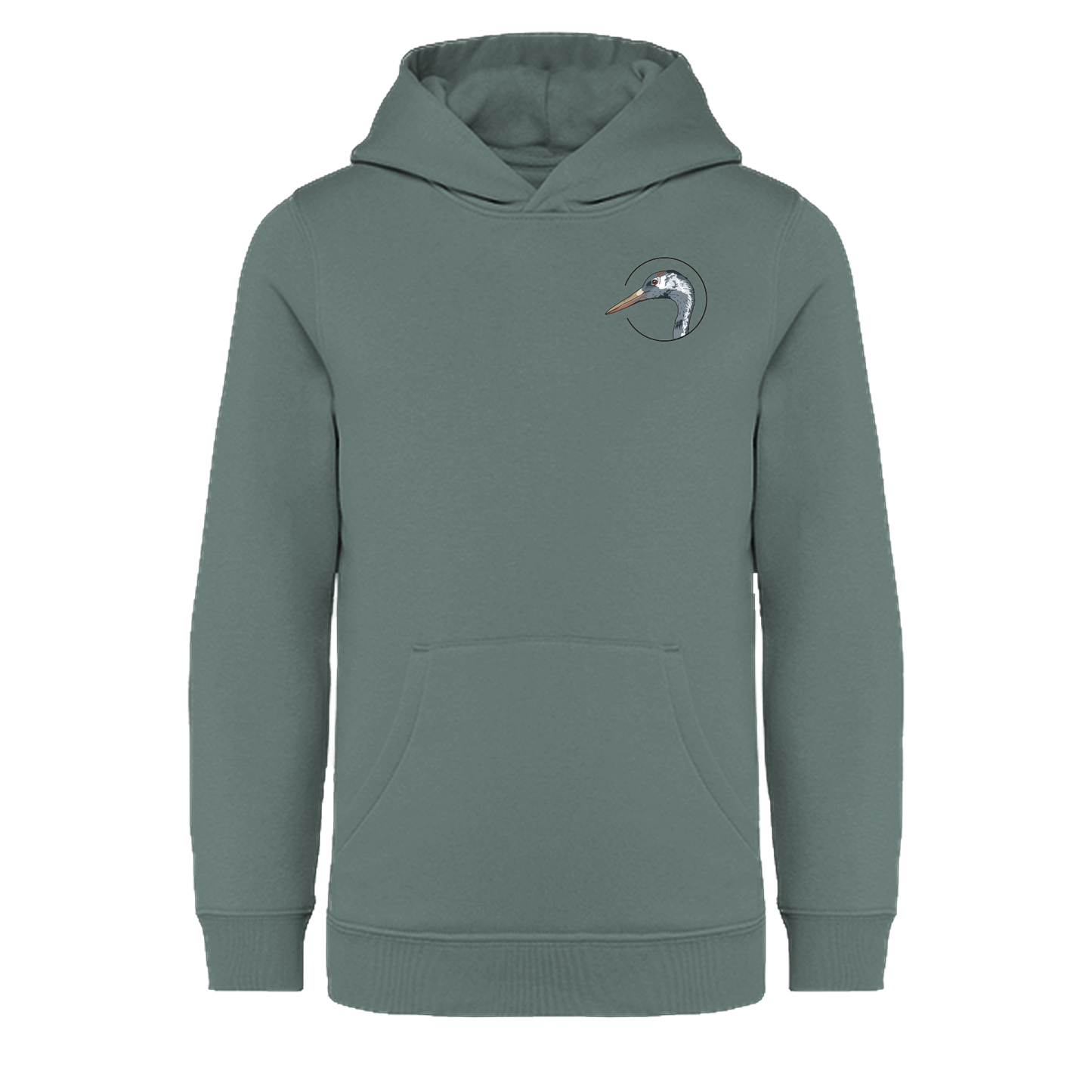 Kranich Bio Kinder Unisex Hoodie