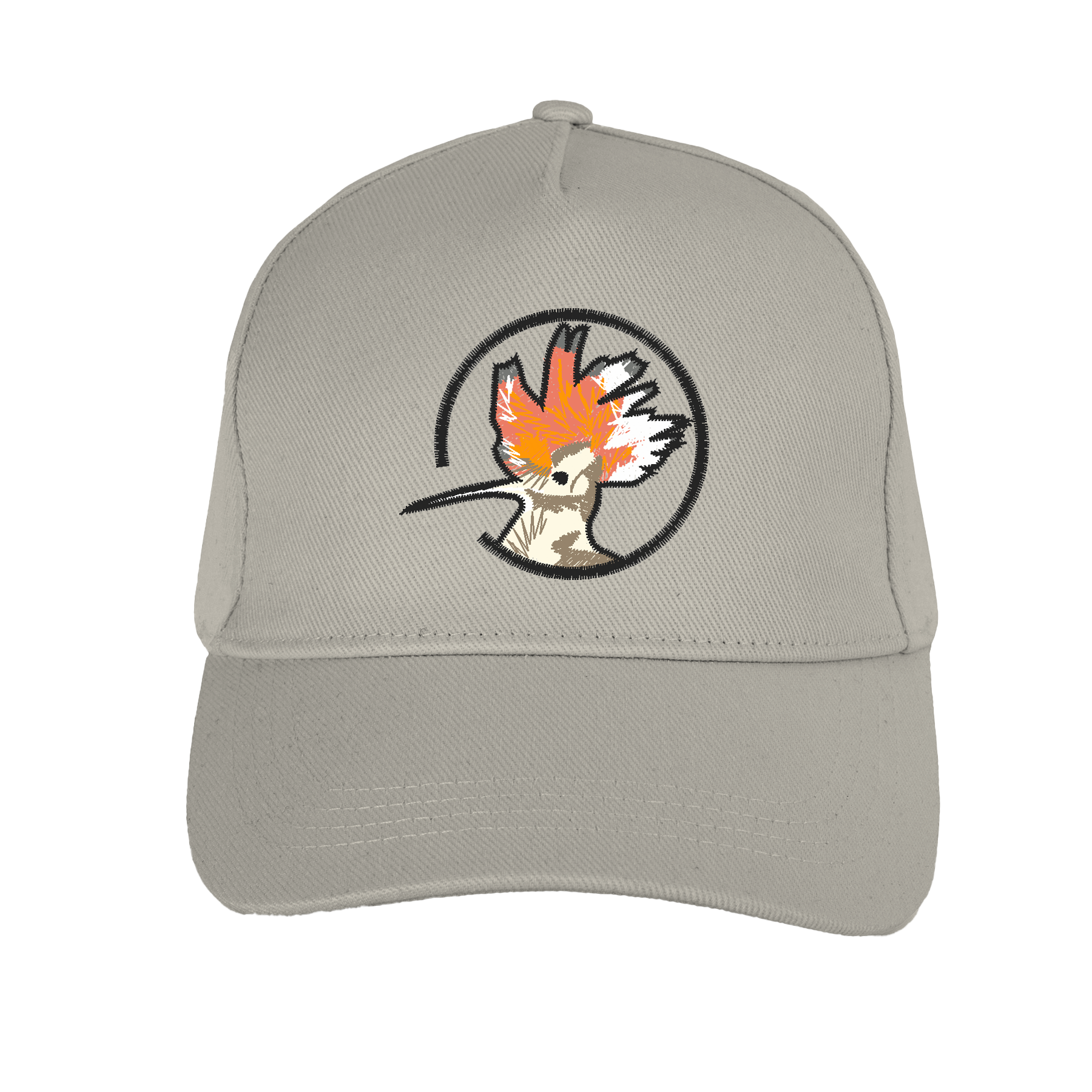 Wiedehopf Bio Unisex Kappe Stick