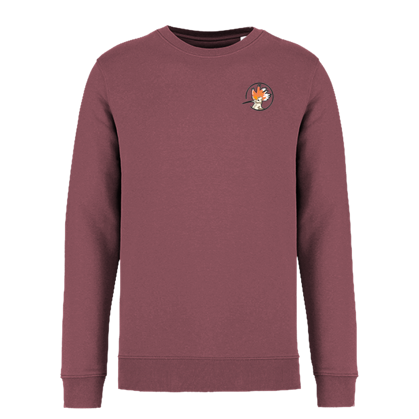 Wiedehopf Bio Unisex Sweatshirt Stick