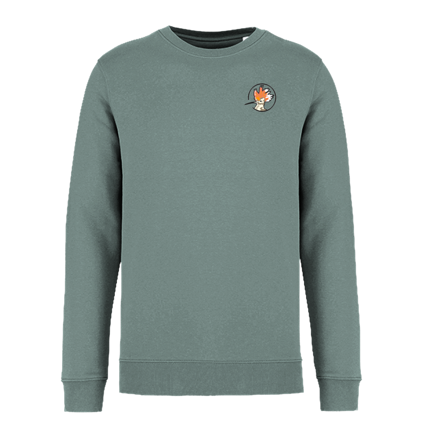 Wiedehopf Bio Unisex Sweatshirt Stick
