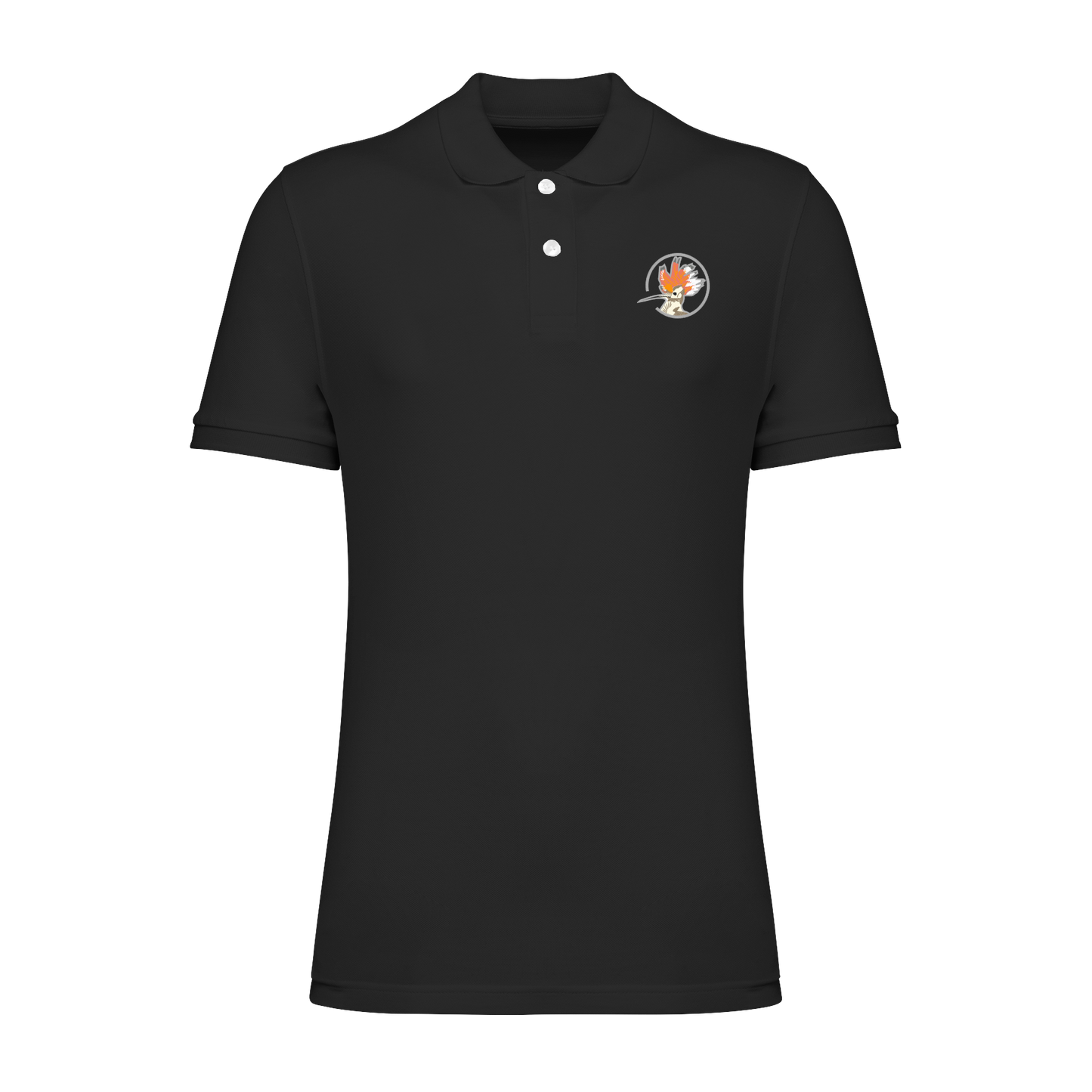 Wiedehopf Bio Männer Poloshirt Stick