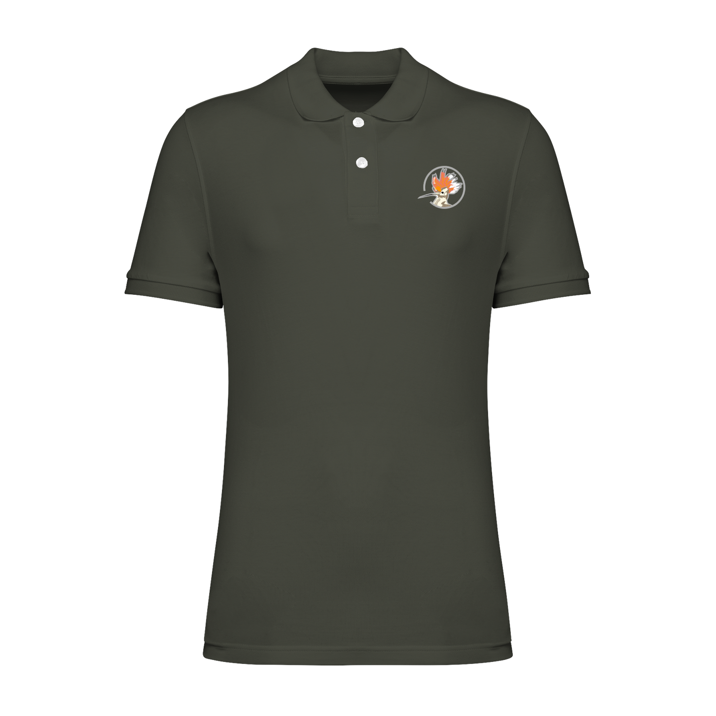 Wiedehopf Bio Männer Poloshirt Stick