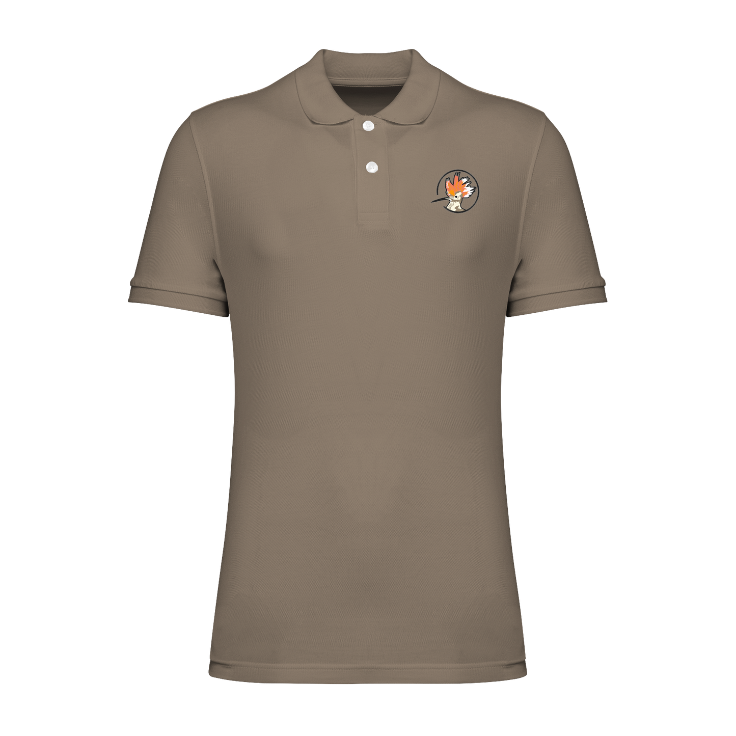 Wiedehopf Bio Männer Poloshirt Stick