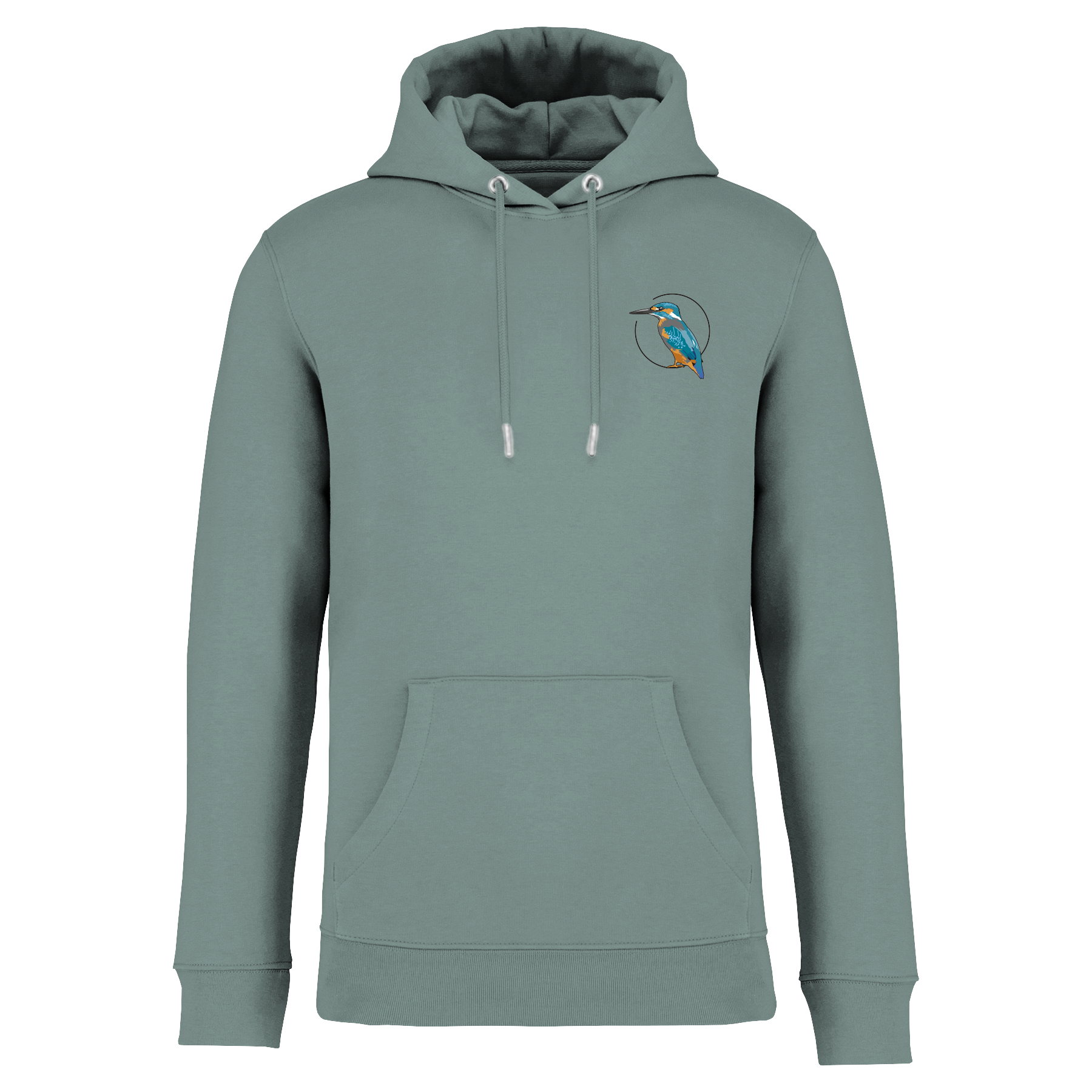 Eisvogel ganz Bio Unisex Hoodie