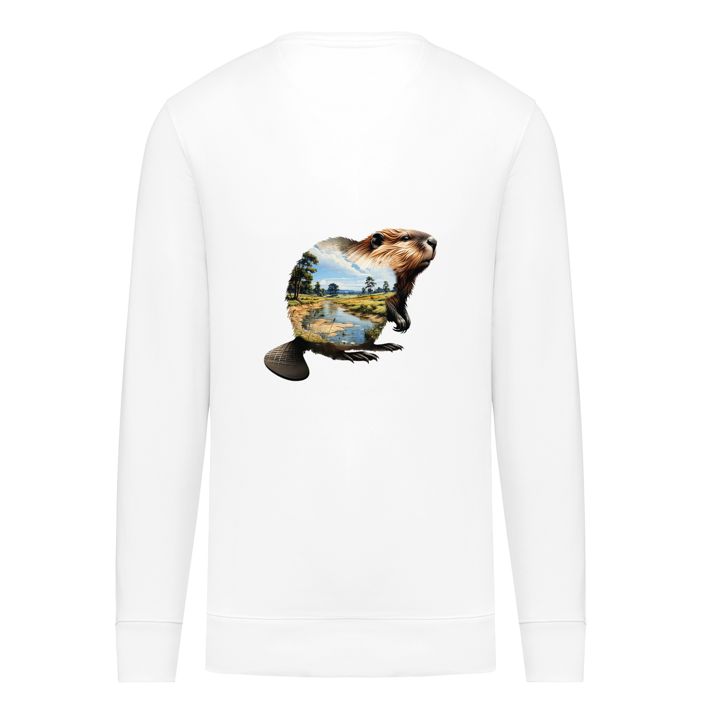 Biber Bio Unisex Sweatshirt Backprint