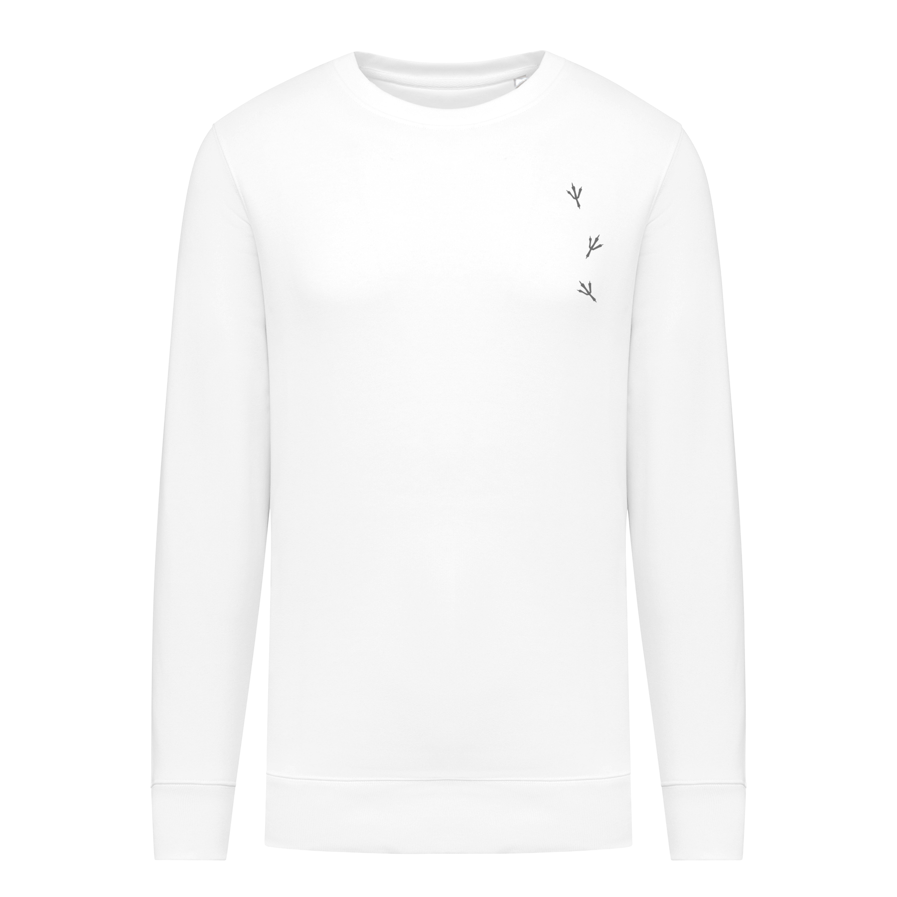 Wiedehopf Bio Männer Sweatshirt Backprint