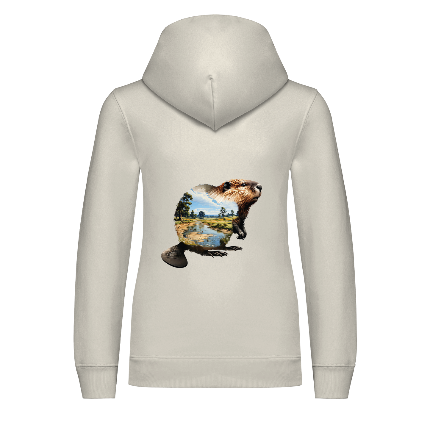 Biber Bio Kinder Unisex Hoodie Backprint