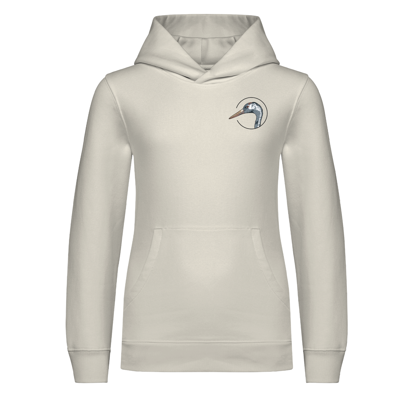 Kranich Bio Kinder Unisex Hoodie