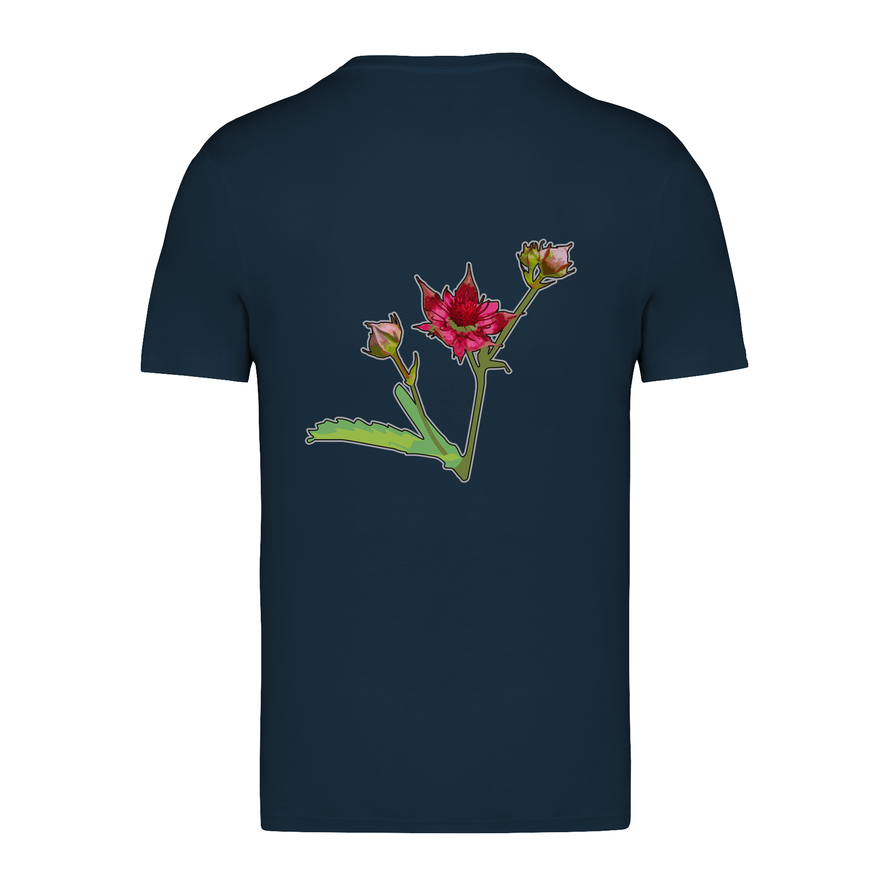 Sumpf-Blutauge Bio Männer T-Shirt Backprint