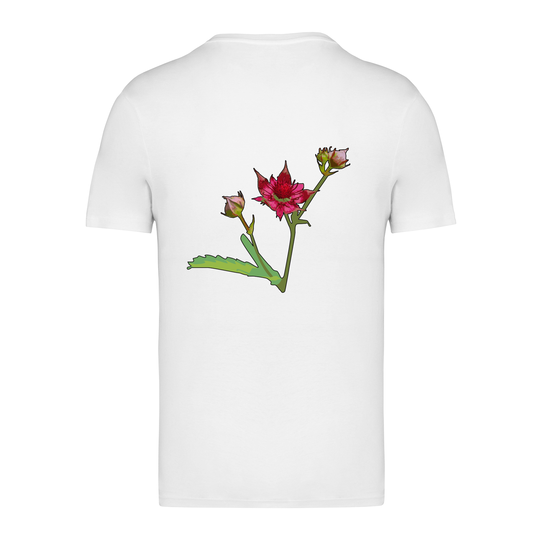 Sumpf-Blutauge Bio Männer T-Shirt Backprint