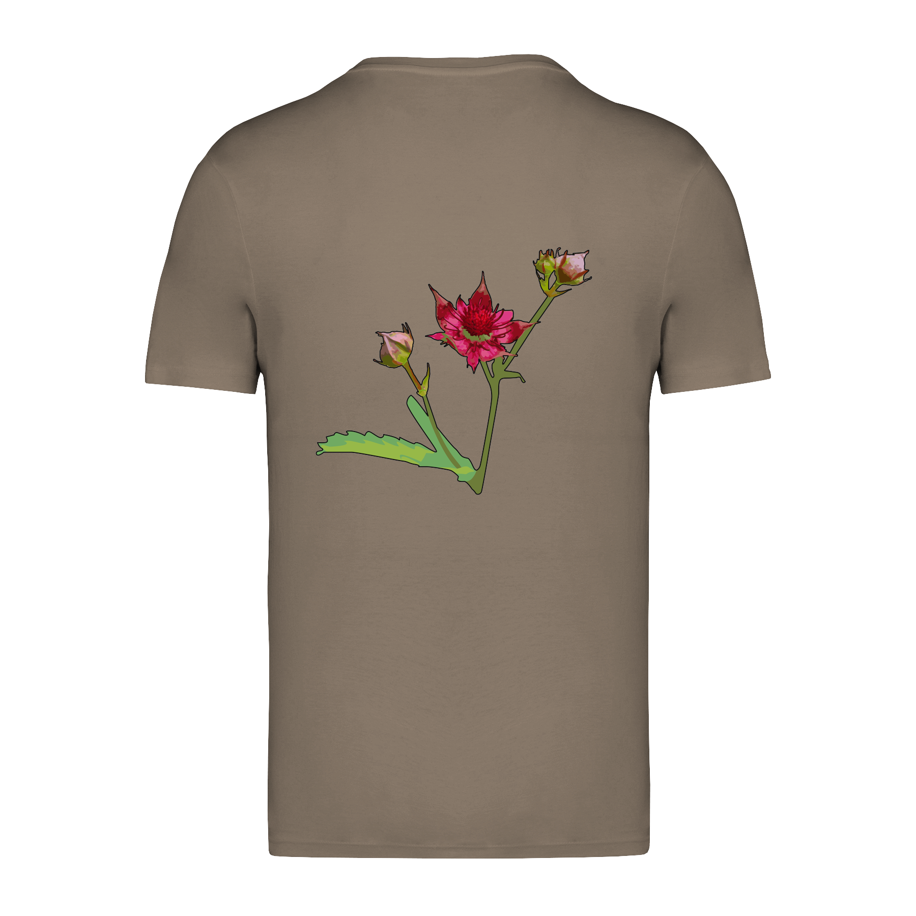 Sumpf-Blutauge Bio Männer T-Shirt Backprint