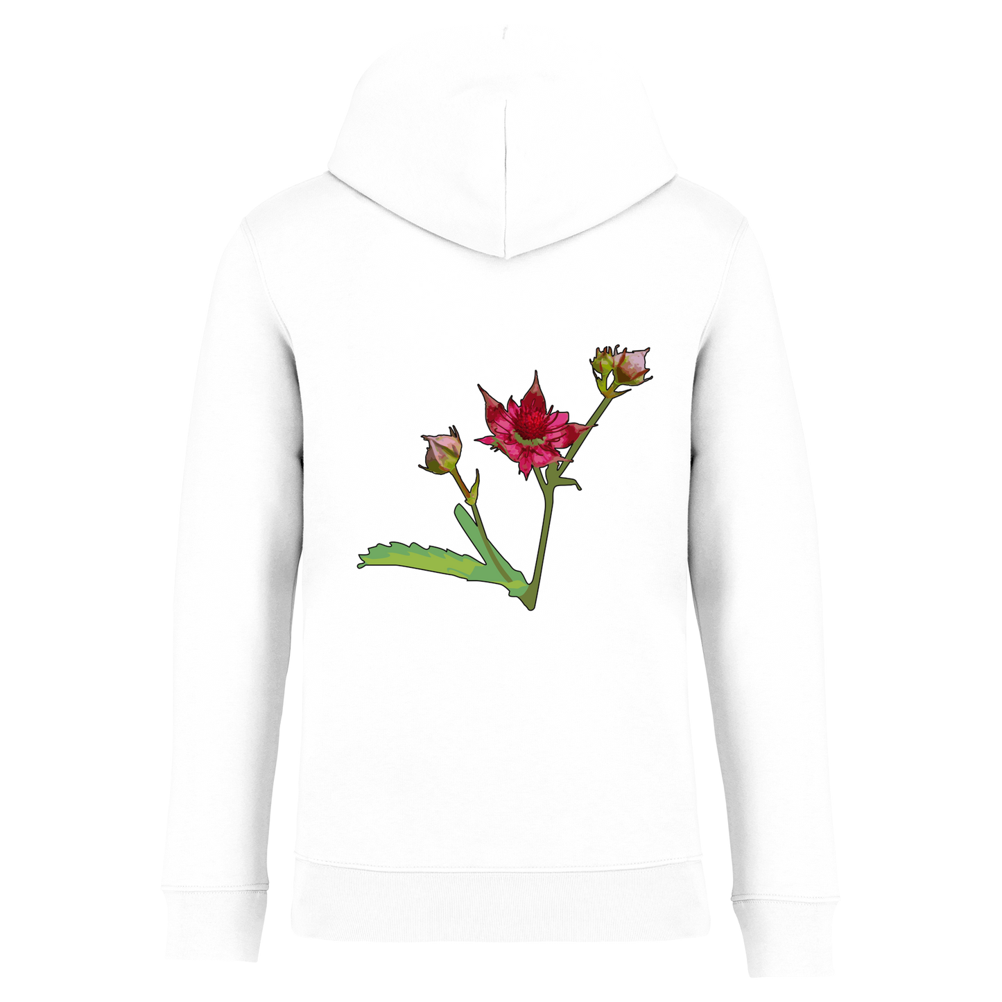 Sumpf-Blutauge Bio Männer Hoodie Backprint