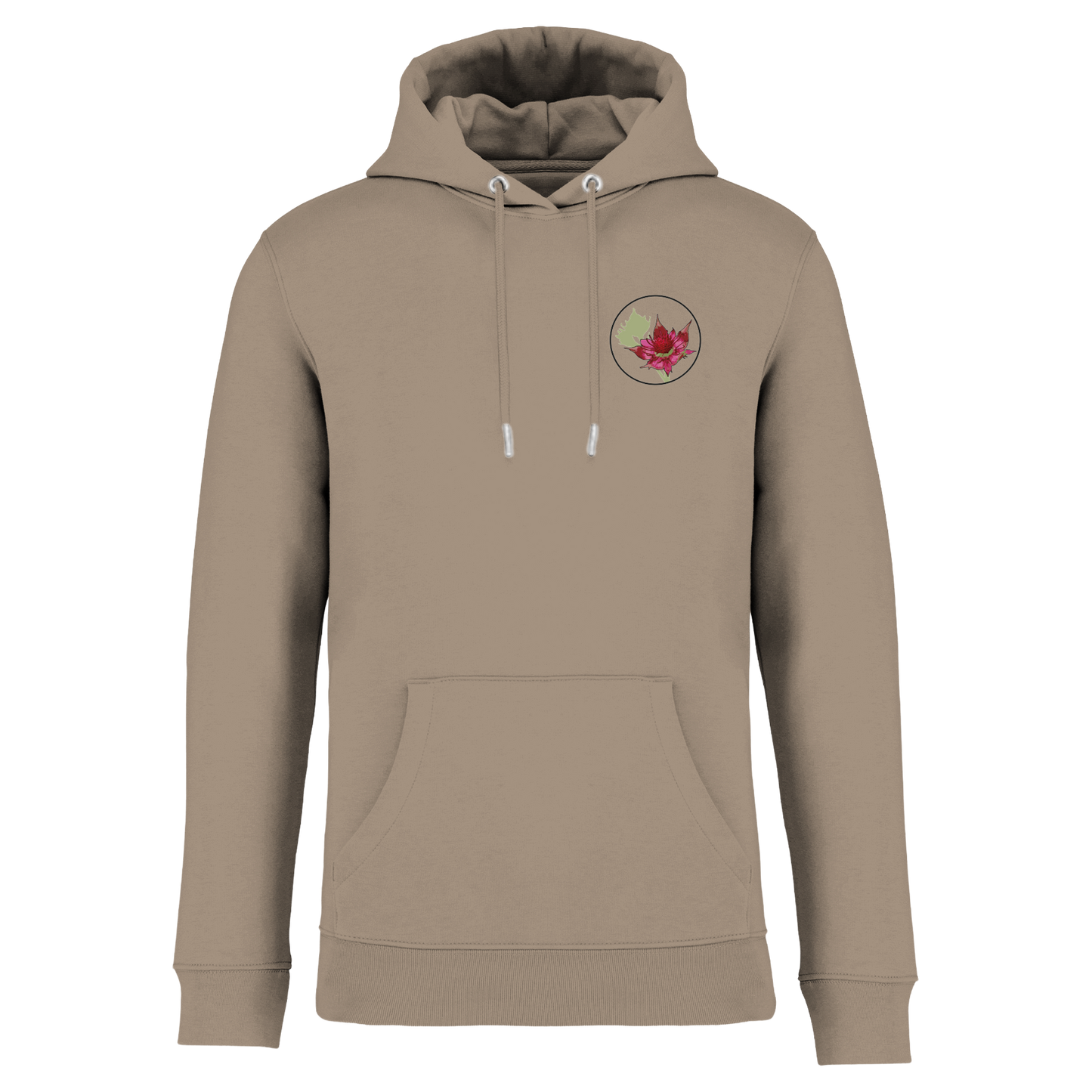 Sumpf-Blutauge Bio Männer Hoodie Backprint