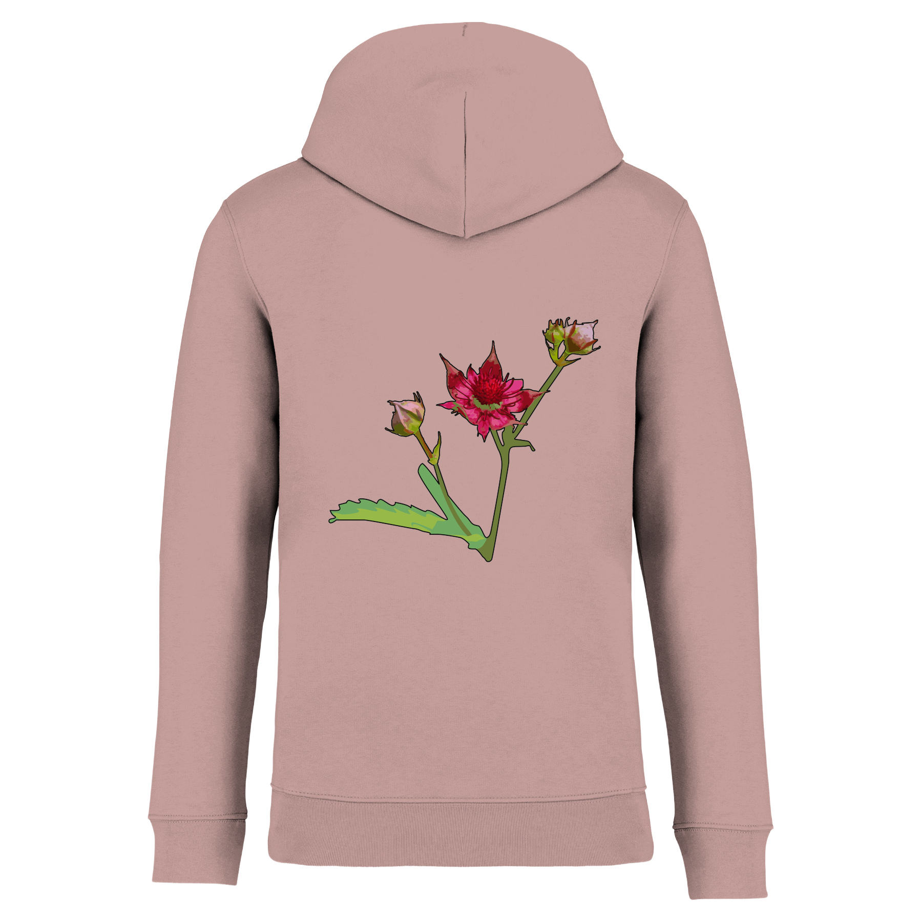 Sumpf-Blutauge Bio Unisex Hoodie Backprint