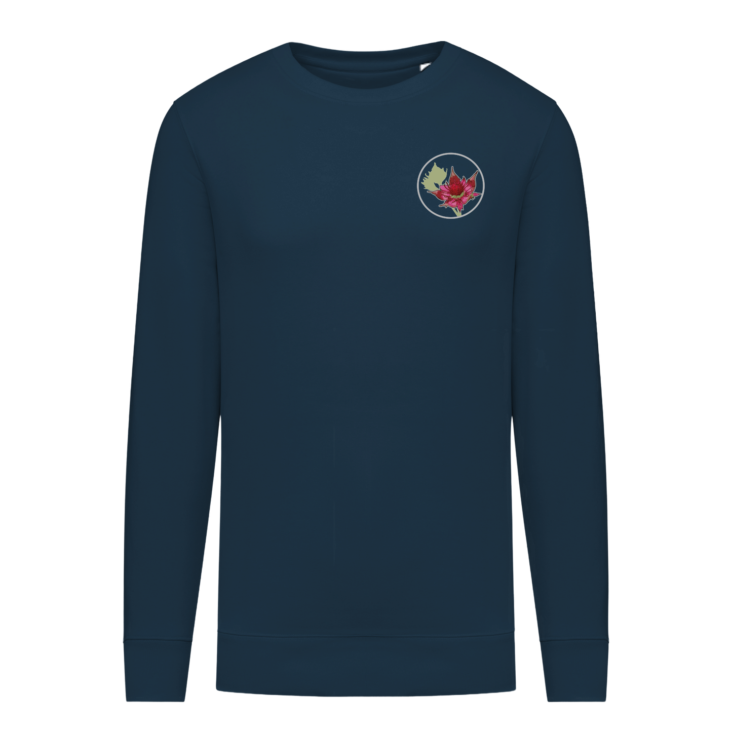 Sumpf-Blutauge Bio Männer Sweatshirt Backprint