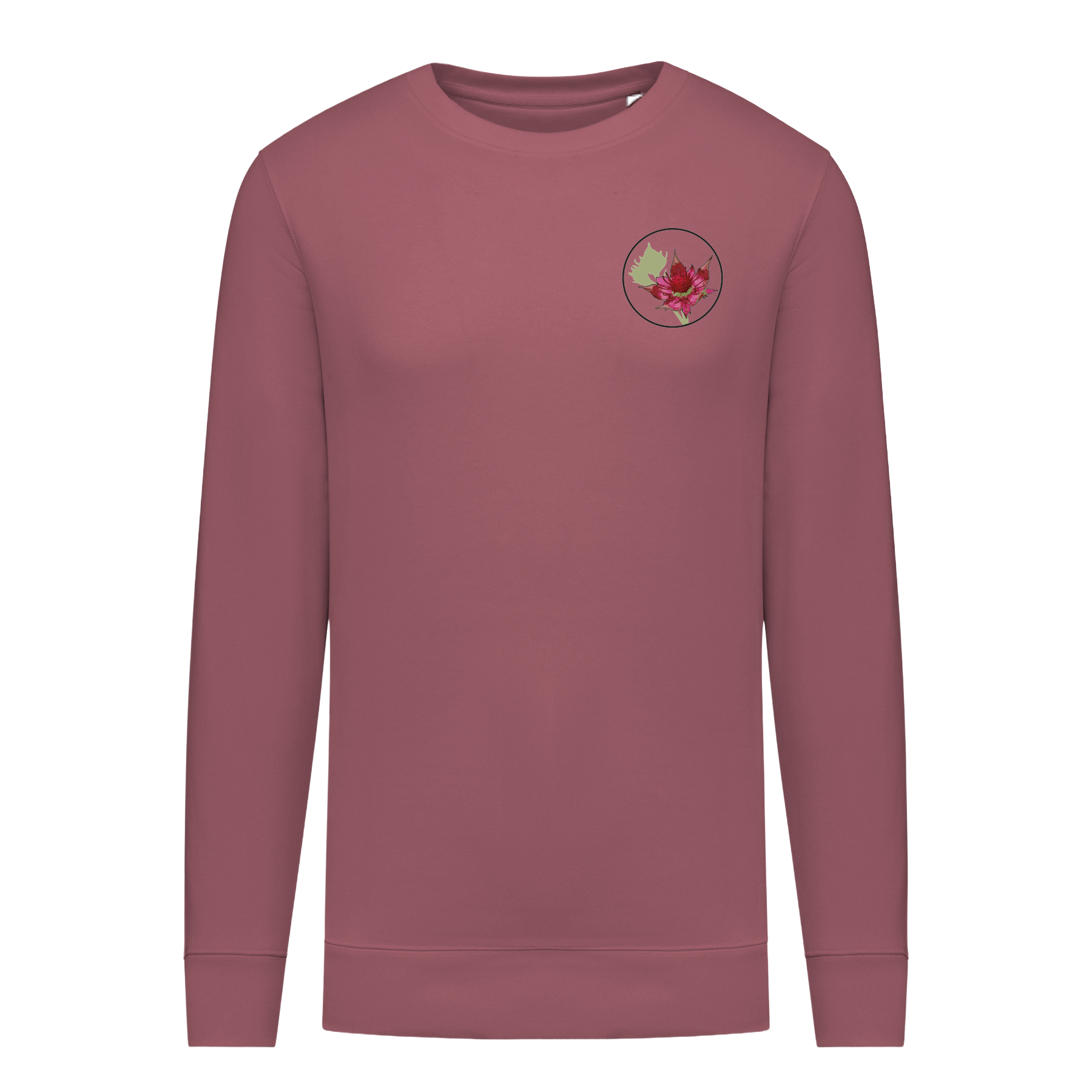 Sumpf-Blutauge Bio Unisex Sweatshirt Backprint